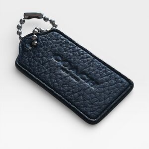 Coach Large Pebble Leather Tag